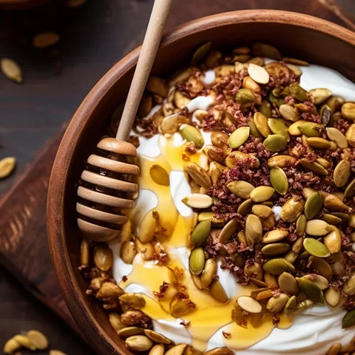 Greek Yogurt with Honey, Nuts, and Seeds - A Nourishing Delight